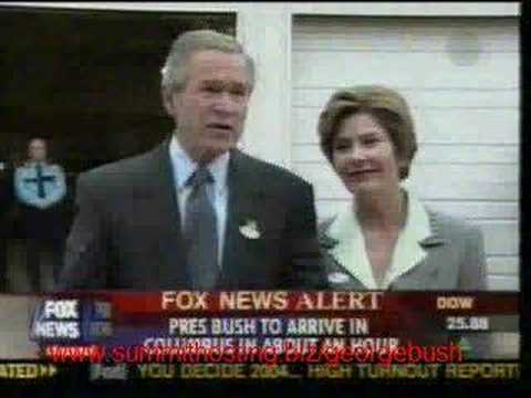 George W. Bush Uses Subliminal Persuasion on Election Day