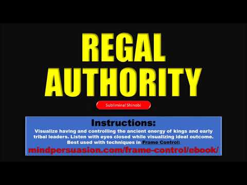 Regal Authority – Radiate The Unconscious Energy of Ancient Kings – Subliminal Affirmations
