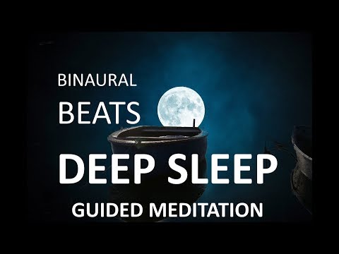 progressive muscle relaxation guided hypnosis with binaural beats, meditation for sleep