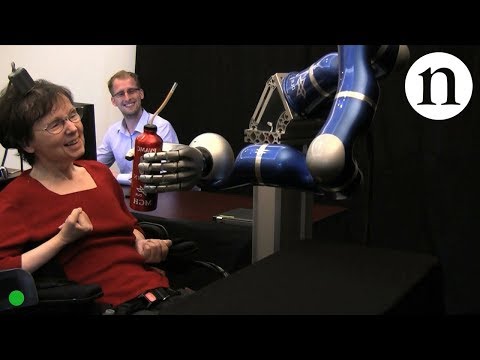 Paralysed woman moves robot with her mind – by Nature Video