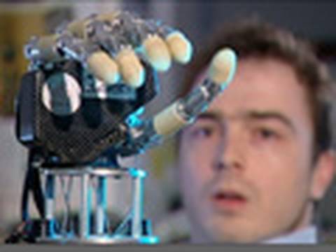 Man Controls Robotic Hand with Mind