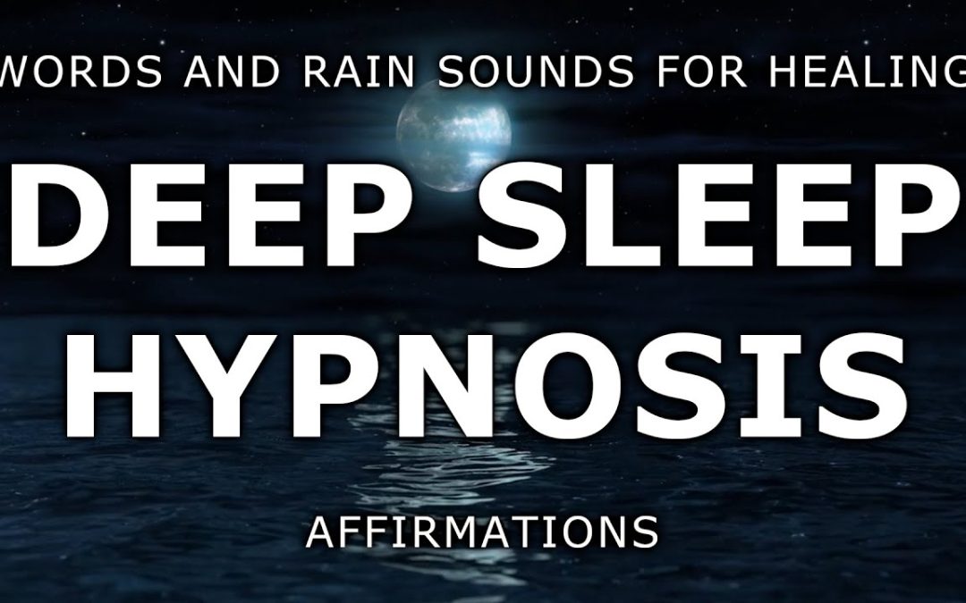Deep Sleep Hypnosis Healing 🌿 Words and Rain Sounds for Healing 🌿