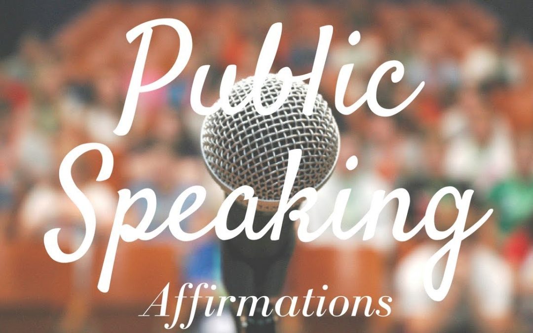 Public Speaking Affirmations (Train Your Subconscious!) -Use for 21 Days!