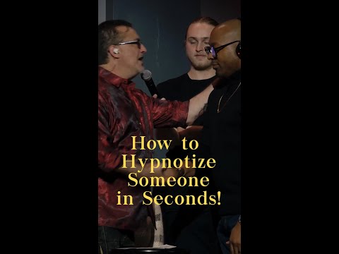 How to hypnotize someone in SECONDS!