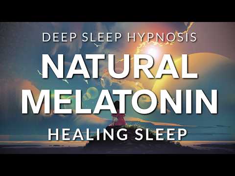 Natural Melatonin Release | Sleep Hypnosis to Increase Deep Sleep (Healing Sleep Meditation)